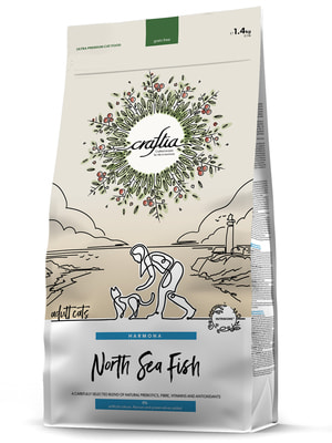 Повседневные корма Craftia Сухой корм CRAFTIA HARMONA для взрослых кошек из рыбы северного моря 1,4 кг (вид 7) Повседневные корма Craftia Сухой корм CRAFTIA HARMONA для взрослых кошек из рыбы северного моря 1,4 кг (фото, вид 7)