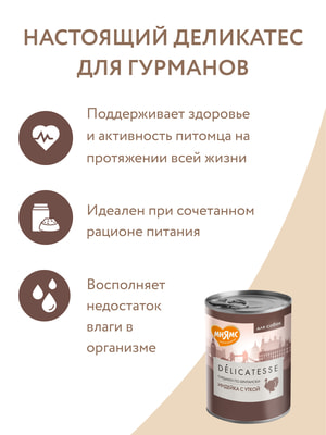 Повседневные корма Мнямс Влажный корм Мнямс Деликатес Паштет из индейки с уткой для собак всех пород "Турдакен по-британски" 400 г (вид 24) Повседневные корма Мнямс Влажный корм Мнямс Деликатес Паштет из индейки с уткой для собак всех пород "Турдакен по-британски" 400 г (фото, вид 24)