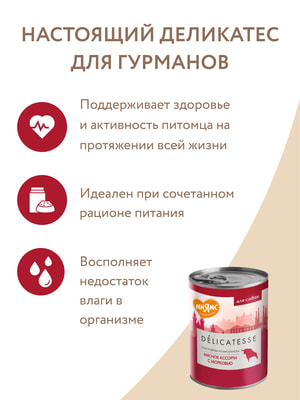 Повседневные корма Мнямс Влажный корм Мнямс Деликатес Паштет из мясного ассорти с морковью для собак всех пород "Олья Подрида по-барселонски" 400 г (вид 11) Повседневные корма Мнямс Влажный корм Мнямс Деликатес Паштет из мясного ассорти с морковью для собак всех пород "Олья Подрида по-барселонски" 400 г (фото, вид 11)