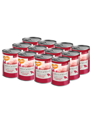 Повседневные корма Мнямс Влажный корм Мнямс Деликатес Паштет из мясного ассорти с морковью для собак всех пород "Олья Подрида по-барселонски" 400 г (вид 16) Повседневные корма Мнямс Влажный корм Мнямс Деликатес Паштет из мясного ассорти с морковью для собак всех пород "Олья Подрида по-барселонски" 400 г (фото, вид 16)