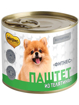 Повседневные корма Мнямс Влажный корм Мнямс Паштет из телятины для собак всех пород «ФИТНЕС» 200 г (вид 7) Повседневные корма Мнямс Влажный корм Мнямс Паштет из телятины для собак всех пород «ФИТНЕС» 200 г (фото, вид 7)