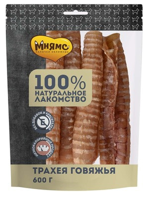 Повседневные Мнямс Лакомство Мнямс для собак Трахея говяжья 600г (вид 2) Повседневные Мнямс Лакомство Мнямс для собак Трахея говяжья 600г (фото, вид 2)