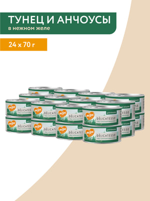 Повседневные корма Мнямс Влажный дополнительный корм Мнямс для кошек Тунец с анчоусами в нежном желе 70 г (вид 6) Повседневные корма Мнямс Влажный дополнительный корм Мнямс для кошек Тунец с анчоусами в нежном желе 70 г (фото, вид 6)