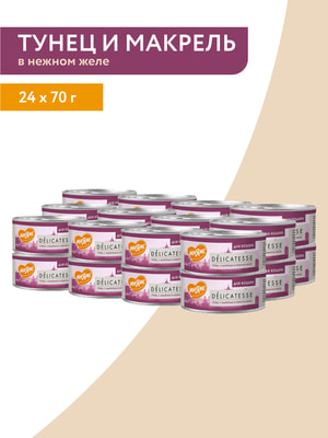 Повседневные корма Мнямс Влажный дополнительный корм Мнямс для кошек Тунец с макрелью в нежном желе 70 г (вид 6) Повседневные корма Мнямс Влажный дополнительный корм Мнямс для кошек Тунец с макрелью в нежном желе 70 г (фото, вид 6)