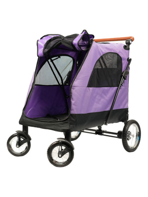 Коляски Mr.Kranch Коляска прогулочная Mr.Kranch для собак и кошек большая выставочная (макс. нагрузка 55 кг), фиолетовая (вид 2) Коляски Mr.Kranch Коляска прогулочная Mr.Kranch для собак и кошек большая выставочная (макс. нагрузка 55 кг), фиолетовая (фото, вид 2)