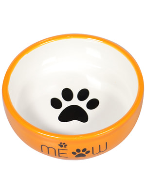 Миски, поилки, хранение корма Mr.Kranch Миска Mr.Kranch керамическая для кошек MEOW 380 мл, оранжевая (вид 1) Миски, поилки, хранение корма Mr.Kranch Миска Mr.Kranch керамическая для кошек MEOW 380 мл, оранжевая (фото, вид 1)