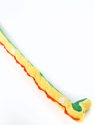 Для совместной игры Mr.Kranch Игрушка Mr.Kranch для собак "Змейка" с карманами под лакомство 96 см желтая (вид 3) Для совместной игры Mr.Kranch Игрушка Mr.Kranch для собак "Змейка" с карманами под лакомство 96 см желтая (фото, вид 3)