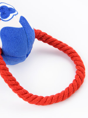 Для совместной игры Mr.Kranch Игрушка Mr.Kranch для собак "Йогурт" плюшевая с канатиком и пищалкой 19 см (вид 4) Для совместной игры Mr.Kranch Игрушка Mr.Kranch для собак "Йогурт" плюшевая с канатиком и пищалкой 19 см (фото, вид 4)