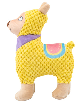 Для совместной игры Mr.Kranch Игрушка Mr.Kranch для собак "Лама" плюшевая с пищалкой 20 см желтая (вид 1) Для совместной игры Mr.Kranch Игрушка Mr.Kranch для собак "Лама" плюшевая с пищалкой 20 см желтая (фото, вид 1)