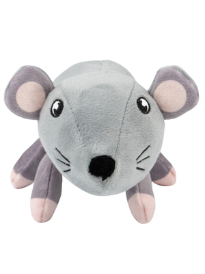 Для совместной игры Mr.Kranch Игрушка Mr.Kranch для собак "Мышь" плюшевая 20 см серая (вид 1) Для совместной игры Mr.Kranch Игрушка Mr.Kranch для собак "Мышь" плюшевая 20 см серая (фото, вид 1)