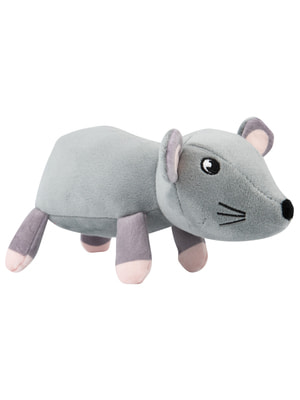 Для совместной игры Mr.Kranch Игрушка Mr.Kranch для собак "Мышь" плюшевая 20 см серая (вид 5) Для совместной игры Mr.Kranch Игрушка Mr.Kranch для собак "Мышь" плюшевая 20 см серая (фото, вид 5)