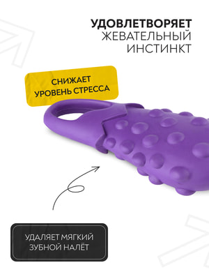 Для совместной игры Mr.Kranch Игрушка Mr.Kranch для собак Баклажан 17 см фиолетовая с ароматом сливок (вид 12) Для совместной игры Mr.Kranch Игрушка Mr.Kranch для собак Баклажан 17 см фиолетовая с ароматом сливок (фото, вид 12)