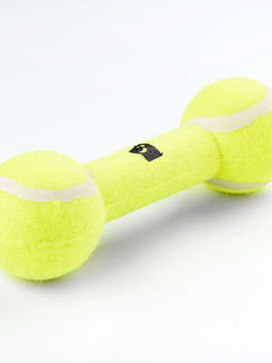 Апортировки Mr.Kranch Игрушка Mr.Kranch для собак Гантель большая 20 см желтая (вид 2) Апортировки Mr.Kranch Игрушка Mr.Kranch для собак Гантель большая 20 см желтая (фото, вид 2)