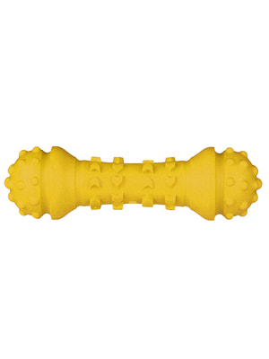 Апортировки Mr.Kranch Игрушка Mr.Kranch для собак Гантель дентальная 18 см желтая с ароматом сливок (вид 1) Апортировки Mr.Kranch Игрушка Mr.Kranch для собак Гантель дентальная 18 см желтая с ароматом сливок (фото, вид 1)