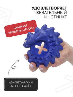 Для самостоятельной игры Mr.Kranch Игрушка Mr.Kranch для собак Дракончик синяя с ароматом курицы (вид 1) Для самостоятельной игры Mr.Kranch Игрушка Mr.Kranch для собак Дракончик синяя с ароматом курицы (фото, вид 1)