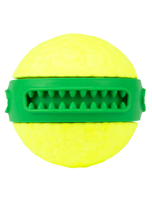 Для совместной игры Mr.Kranch Игрушка Mr.Kranch для собак мяч Зубастик диаметр 6 см зеленая (вид 1) Для совместной игры Mr.Kranch Игрушка Mr.Kranch для собак мяч Зубастик диаметр 6 см зеленая (фото, вид 1)