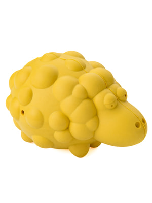 Апортировки Mr.Kranch Игрушка Mr.Kranch для собак Овечка с пищалкой 8,5*12 см желтая с ароматом сливок (вид 4) Апортировки Mr.Kranch Игрушка Mr.Kranch для собак Овечка с пищалкой 8,5*12 см желтая с ароматом сливок (фото, вид 4)