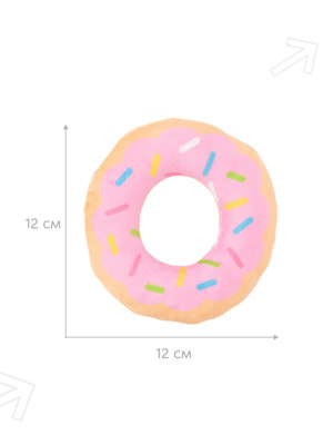 Mr.Kranch Игрушка Mr.Kranch для собак Пончик 12*3 см розовая (вид 7) Mr.Kranch Игрушка Mr.Kranch для собак Пончик 12*3 см розовая (фото, вид 7)