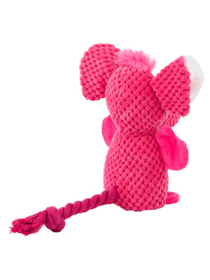 Mr.Kranch Игрушка Mr.Kranch для собак Слон 21*15 см розовая (вид 1) Mr.Kranch Игрушка Mr.Kranch для собак Слон 21*15 см розовая (фото, вид 1)