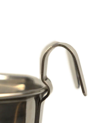 Миски, поилки, хранение корма Mr.Kranch Ведро Mr.Kranch из нержавеющей стали с креплением для клеток и вольеров 9,8 л (вид 4) Миски, поилки, хранение корма Mr.Kranch Ведро Mr.Kranch из нержавеющей стали с креплением для клеток и вольеров 9,8 л (фото, вид 4)