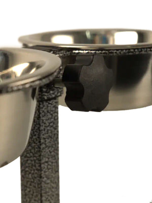 Миски, поилки, хранение корма Mr.Kranch Миска двойная Mr.Kranch из нержавеющей стали на штативе 2х0,875 л (вид 2) Миски, поилки, хранение корма Mr.Kranch Миска двойная Mr.Kranch из нержавеющей стали на штативе 2х0,875 л (фото, вид 2)