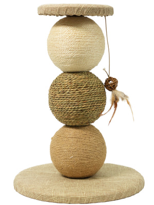 Когтеточки Mr.Kranch Когтеточка-пирамида из шаров Mr.Kranch 47 см (вид 6) Когтеточки Mr.Kranch Когтеточка-пирамида из шаров Mr.Kranch 47 см (фото, вид 6)