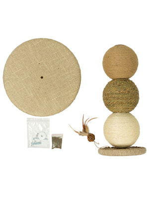 Когтеточки Mr.Kranch Когтеточка-пирамида из шаров Mr.Kranch 47 см (вид 12) Когтеточки Mr.Kranch Когтеточка-пирамида из шаров Mr.Kranch 47 см (фото, вид 12)