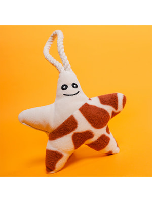 Для совместной игры Mr.Kranch Игрушка Mr.Kranch для собак мелких и средних пород Звездочка с канатом и пищалкой 26х16х5см, бежево-пятнистая (вид 8) Для совместной игры Mr.Kranch Игрушка Mr.Kranch для собак мелких и средних пород Звездочка с канатом и пищалкой 26х16х5см, бежево-пятнистая (фото, вид 8)