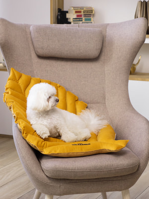 Лежанки, коврики, домики Mr.Kranch Лежанка Mr.Kranch для собак Листочек большая, размер 120х73х6см, охра (вид 3) Лежанки, коврики, домики Mr.Kranch Лежанка Mr.Kranch для собак Листочек большая, размер 120х73х6см, охра (фото, вид 3)