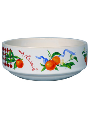 Миски, поилки, хранение корма Mr.Kranch Миска Mr.Kranch для собак и кошек из фарфора "Апельсины", 350мл, белая (вид 2) Миски, поилки, хранение корма Mr.Kranch Миска Mr.Kranch для собак и кошек из фарфора "Апельсины", 350мл, белая (фото, вид 2)