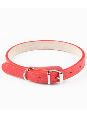 Ошейники, шлейки, намордники Mr.Kranch Ошейник Mr.Kranch для собак из натуральной кожи прямой, 33-40см, красный (вид 4) Ошейники, шлейки, намордники Mr.Kranch Ошейник Mr.Kranch для собак из натуральной кожи прямой, 33-40см, красный (фото, вид 4)