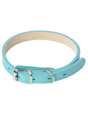 Ошейники, шлейки, намордники Mr.Kranch Ошейник Mr.Kranch для собак из натуральной кожи прямой, 39-50см, бирюзовый (вид 6) Ошейники, шлейки, намордники Mr.Kranch Ошейник Mr.Kranch для собак из натуральной кожи прямой, 39-50см, бирюзовый (фото, вид 6)