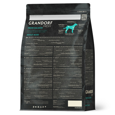     GRANDORF Fresh Dog Adult MAXI Salmon&amp;Sweet Potato    ,     10  (,  1)