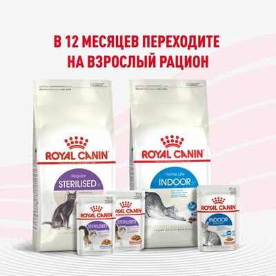 Влажные корма, консервы Royal Canin Royal Canin KITTEN STERILISED Корм консервированный полнорационный для кастрированных и стерилизованных котят (в возрасте от 6 до 2 месяцев), мелкие кусочки в соусе 28 шт по 85 г (вид 7) Влажные корма, консервы Royal Canin Royal Canin KITTEN STERILISED Корм консервированный полнорационный для кастрированных и стерилизованных котят (в возрасте от 6 до 2 месяцев), мелкие кусочки в соусе 28 шт по 85 г (фото, вид 7)