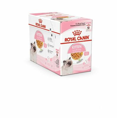 Влажные корма, консервы Royal Canin Корм консервированный полнорационный Royal Canin Kitten Jelly для котят в период второй фазы роста в возрасте до 2 месяцев, кусочки в желе 28 шт по 85 г (вид 3) Влажные корма, консервы Royal Canin Корм консервированный полнорационный Royal Canin Kitten Jelly для котят в период второй фазы роста в возрасте до 2 месяцев, кусочки в желе 28 шт по 85 г (фото, вид 3)