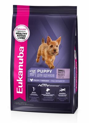 Сухие корма Eukanuba Сухой корм для щенков мелких пород Eukanuba с птицей, 3 кг (вид 1) Сухие корма Eukanuba Сухой корм для щенков мелких пород Eukanuba с птицей, 3 кг (фото, вид 1)