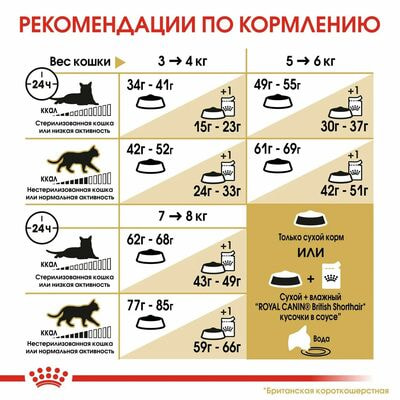 Сухие корма Royal Canin Корм для взрослых британских короткошерстных кошек Royal Canin British Shorthair Adult сухой сбалансированный , 2 кг (вид 4) Сухие корма Royal Canin Корм для взрослых британских короткошерстных кошек Royal Canin British Shorthair Adult сухой сбалансированный , 2 кг (фото, вид 4)