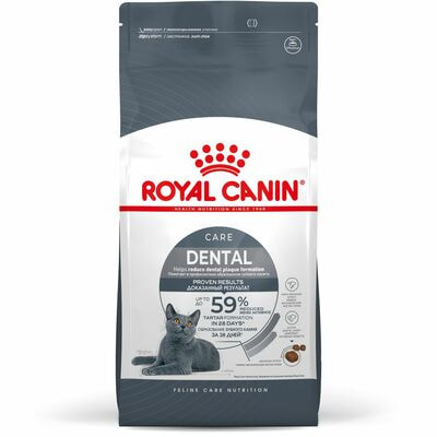 Сухие корма Royal Canin Корм сухой для взрослых кошек Royal Canin Dental Care - для профилактики образования зубного налета и формирования зубного камня, 2 шт по 400 г (вид 1) Сухие корма Royal Canin Корм сухой для взрослых кошек Royal Canin Dental Care - для профилактики образования зубного налета и формирования зубного камня, 2 шт по 400 г (фото, вид 1)