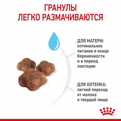 Сухие корма Royal Canin Корм для котят в период первой фазы роста и отъема, беременных и кормящих кошек, Royal Canin Mother&Babycat,сухой, 2 шт по 400 г (вид 4) Сухие корма Royal Canin Корм для котят в период первой фазы роста и отъема, беременных и кормящих кошек, Royal Canin Mother&Babycat,сухой, 2 шт по 400 г (фото, вид 4)