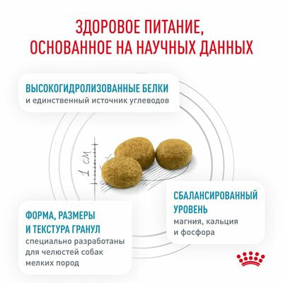 Сухие корма Royal Canin Royal Canin Hypoallergenic Small Dog Canine Корм сухой диетический для взрослых собак при пищевой аллергии, 3,5 кг (вид 4) Сухие корма Royal Canin Royal Canin Hypoallergenic Small Dog Canine Корм сухой диетический для взрослых собак при пищевой аллергии, 3,5 кг (фото, вид 4)