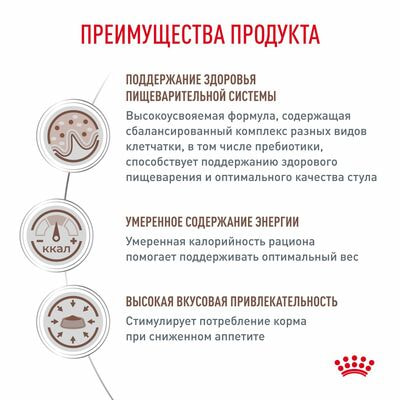 Сухие корма Royal Canin Royal Canin Gastrointestinal Moderate Calorie GIM 35 Feline Корм сухой для кошек при расстройствах пищеварения, 2 кг (вид 5) Сухие корма Royal Canin Royal Canin Gastrointestinal Moderate Calorie GIM 35 Feline Корм сухой для кошек при расстройствах пищеварения, 2 кг (фото, вид 5)