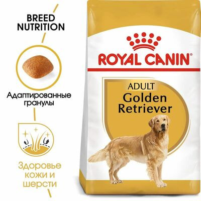 Сухие корма Royal Canin Корм для собак Royal Canin Golden Retriever Корм сухой для взрослых собак породы Голден Ретривер от 15 месяцев, 12 кг (вид 3) Сухие корма Royal Canin Корм для собак Royal Canin Golden Retriever Корм сухой для взрослых собак породы Голден Ретривер от 15 месяцев, 12 кг (фото, вид 3)