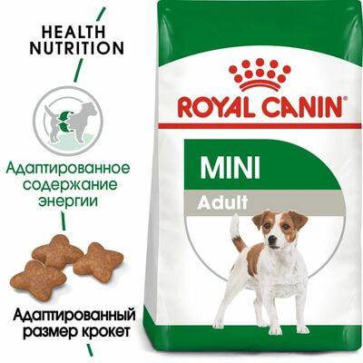 Сухие корма Royal Canin Royal Canin Mini Adult Корм сухой для взрослых собак мелких размеров от 10 месяцев, 8 кг (вид 3) Сухие корма Royal Canin Royal Canin Mini Adult Корм сухой для взрослых собак мелких размеров от 10 месяцев, 8 кг (фото, вид 3)