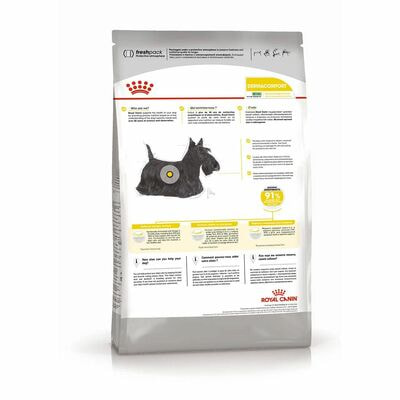Сухие корма Royal Canin Корм для взрослых собак мелких размеров при раздражениях и зуде кожи Royal Canin Mini Dermacomfort, сухой, 3 кг (вид 1) Сухие корма Royal Canin Корм для взрослых собак мелких размеров при раздражениях и зуде кожи Royal Canin Mini Dermacomfort, сухой, 3 кг (фото, вид 1)
