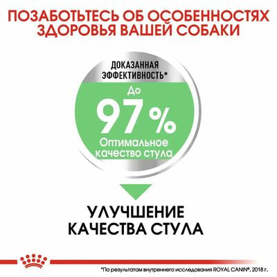 Сухие корма Royal Canin Корм для собак больших размеров с чувствительным пищеварением Royal Canin Корм Mini Digestive Care сухой, 3 кг (вид 4) Сухие корма Royal Canin Корм для собак больших размеров с чувствительным пищеварением Royal Canin Корм Mini Digestive Care сухой, 3 кг (фото, вид 4)