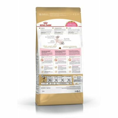 Сухие корма Royal Canin Корм для кошек Royal Canin Sphynx Kitten Корм сухой сбалансированный для котят породы Сфинкс, 2 кг (вид 2) Сухие корма Royal Canin Корм для кошек Royal Canin Sphynx Kitten Корм сухой сбалансированный для котят породы Сфинкс, 2 кг (фото, вид 2)