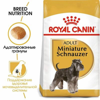 Сухие корма Royal Canin Корм для взрослых собак Royal Canin Miniature Schnauzer Adult сухой для породы Миниатюрный Шнауцер от 10 месяцев, 7,5 кг (вид 3) Сухие корма Royal Canin Корм для взрослых собак Royal Canin Miniature Schnauzer Adult сухой для породы Миниатюрный Шнауцер от 10 месяцев, 7,5 кг (фото, вид 3)