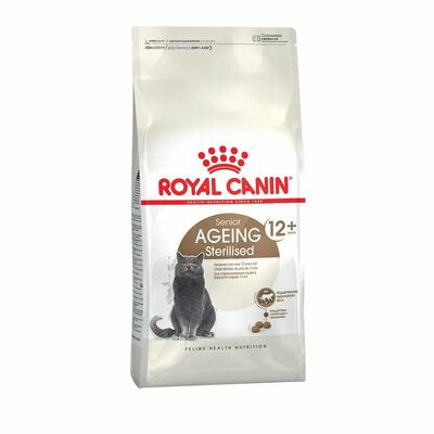 Сухие корма Royal Canin Корм для стерилизованных стареющих кошек Royal Canin Sterilised Ageing 12+ сухой сбалансированный,4 кг (вид 1) Сухие корма Royal Canin Корм для стерилизованных стареющих кошек Royal Canin Sterilised Ageing 12+ сухой сбалансированный,4 кг (фото, вид 1)