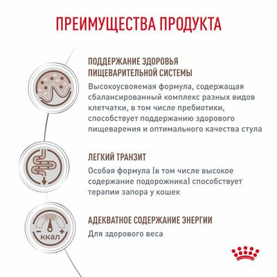 Сухие корма Royal Canin Royal Canin Gastrointestinal Fibre Response Корм сухой диетический для кошек при запорах, 2 шт по 350 г (вид 3) Сухие корма Royal Canin Royal Canin Gastrointestinal Fibre Response Корм сухой диетический для кошек при запорах, 2 шт по 350 г (фото, вид 3)
