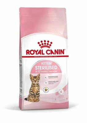 Сухие корма Royal Canin Корм для стерилизованных котят Royal Canin Kitten Sterilised Корм сухой сбалансированный, 2 шт по 400 г (вид 1) Сухие корма Royal Canin Корм для стерилизованных котят Royal Canin Kitten Sterilised Корм сухой сбалансированный, 2 шт по 400 г (фото, вид 1)
